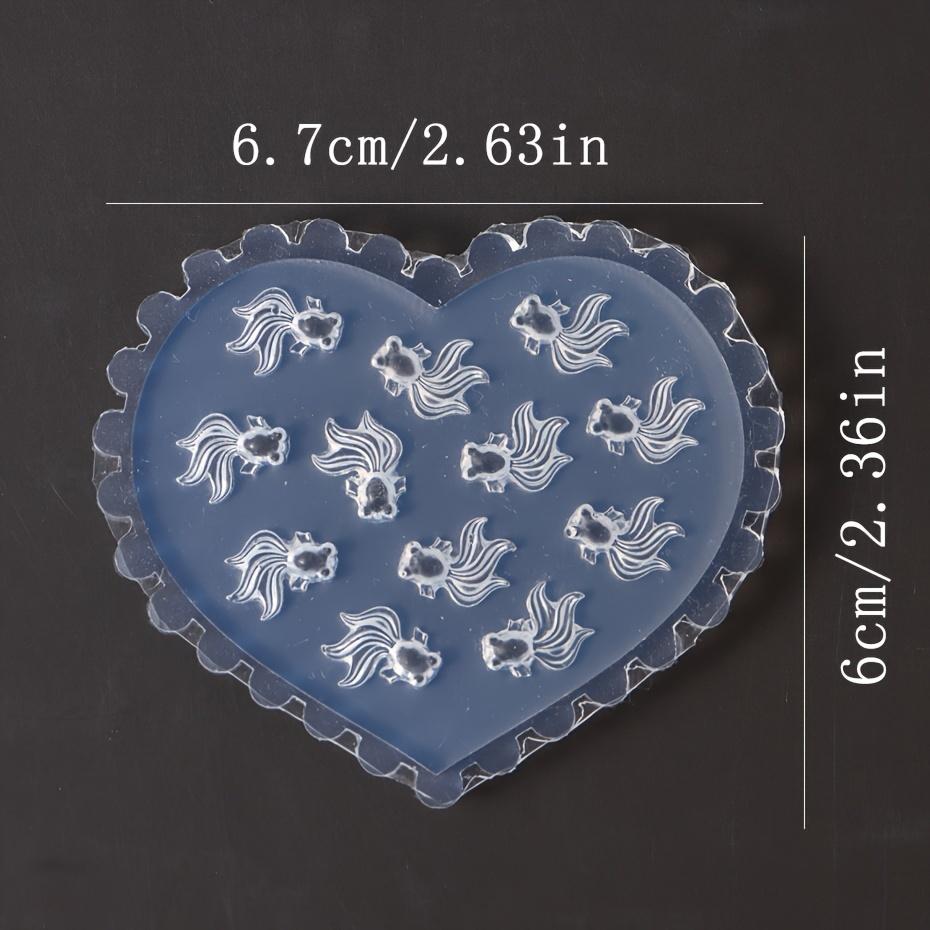 6 шт. Силиконовые формы для лепки – Летний пляжный стиль с морской звездой, ракушкой и золотой рыбкой, Трафарет для нейл-арта для DIY аксессуаров для ногтей и украшений из полимерной глины