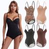 European-American Body Shaping Bodysuit: Plus Size Underwire Bra, Waist & Belly Lifting