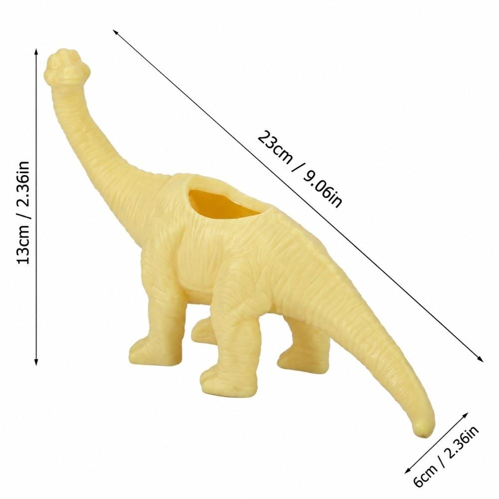 PVC Dinosaur Flower Pot 22 x 6 x 12.5cm Garden Decoration Pot For Cactus Plant