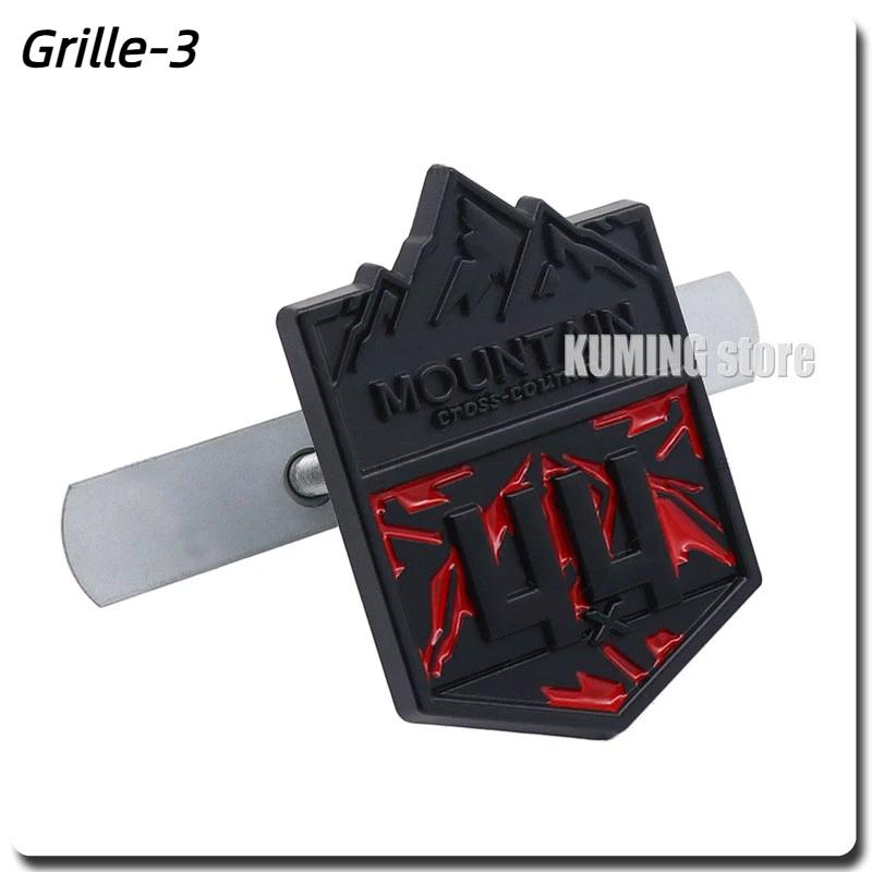 3D Metal 4X4 Mountain Cross Country Badge Auto 4WD Emblem Car Stickers Styling Decals Accessories