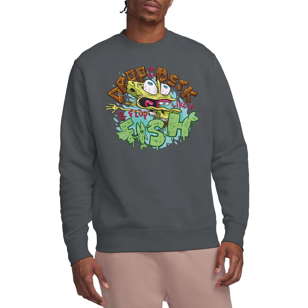 SpongeBob SquarePants Unisex Adult Drop And Flop Sweatshirt