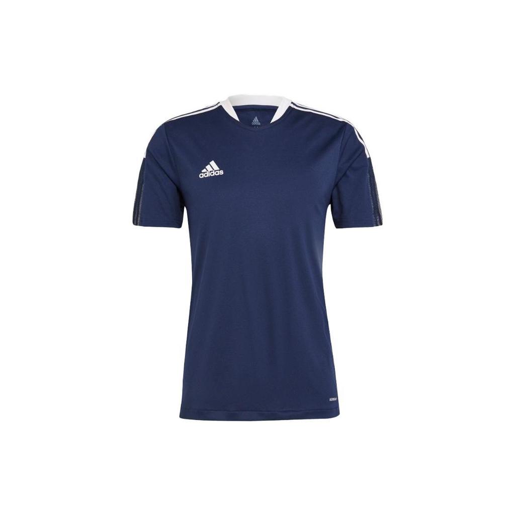 adidas Мужские футбольные майки Темно-синие Умеренный прямой крой GM7585