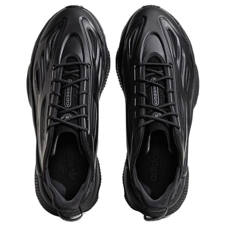 adidas Оригинальные Ozweego Celo Устойчивые к истиранию Низкие Массивные кроссовки Унисекс Черный JP6330