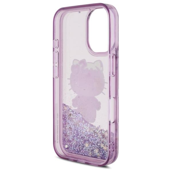 Hello Kitty Hkhcp16Sl50Ppu Iphone 16     6.1 Fioletowy/Purple Hardcase Liquid Glitter 50Th Anniversary Party