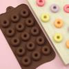 Силиконовые формы для мини-кексов и пончиков на 15 ячеек, DIY, для выпечки, кондитерских изделий, печенья, шоколада, маффинов, десертов, ручной работы, кухонные принадлежности