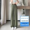 Ice Silk High Waist Wide Leg Sweatpants - Women's Summer Slimming, Loose Casual Pants
