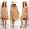 Women Chiffon Beach Loose Dress Backless V-Neck Transparent Sexy Dress Female Plus Size Tops Dress