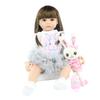 BZDOLL 60 см кукла реборн для малышей, тканевое тело, 24 дюйма, мягкие виниловые конечности, куклы принцессы для девочек, подарок на день рождения, детский игровой домик, игрушка