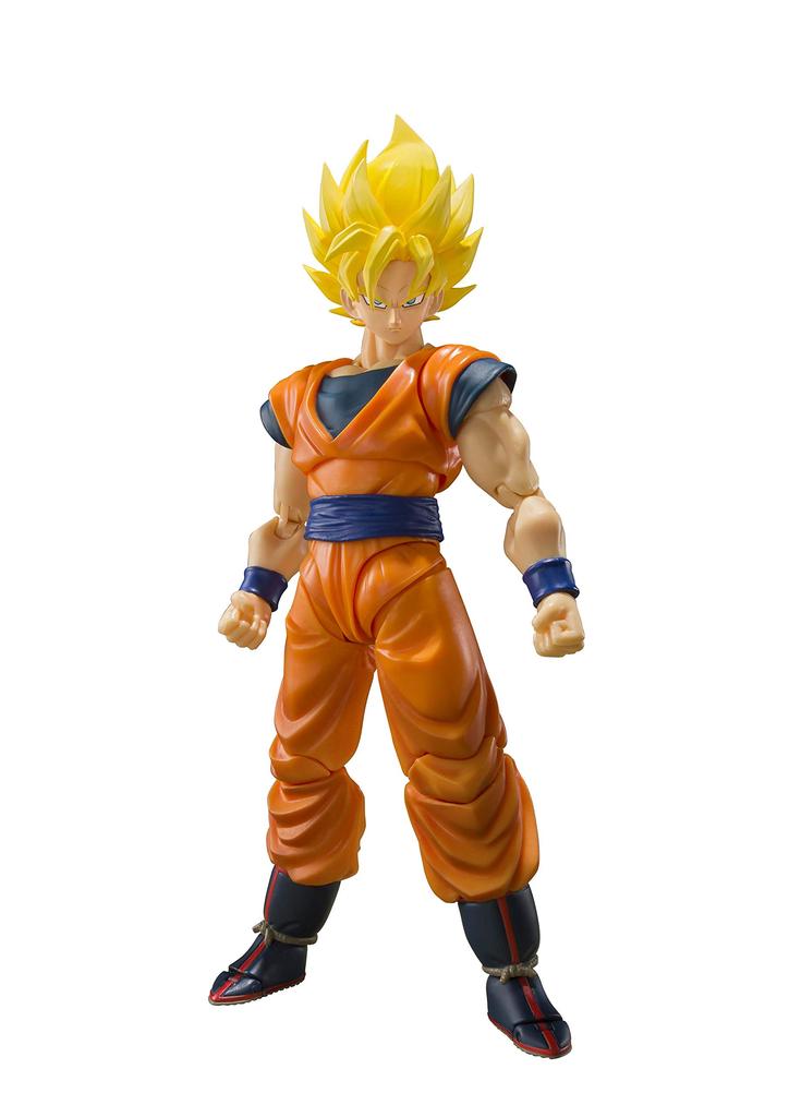 TAMASHII NATIONS Dragon Ball Z Супер Сайян Полная Сила Сон примерно ПВХ АБС окрашенная экшн-фигурка S.H.Figuarts Гоку, 140 мм, &