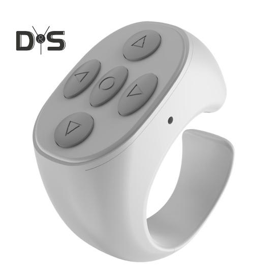 Пульт дистанционного управления с поддержкой Bluetooth Прокрутка кольца Приложение Перелистывание страниц Беспроводные телефоны Планшеты Затвор камеры Короткий видеоконтроллер Пульт дистанционного управления с кончиком пальца