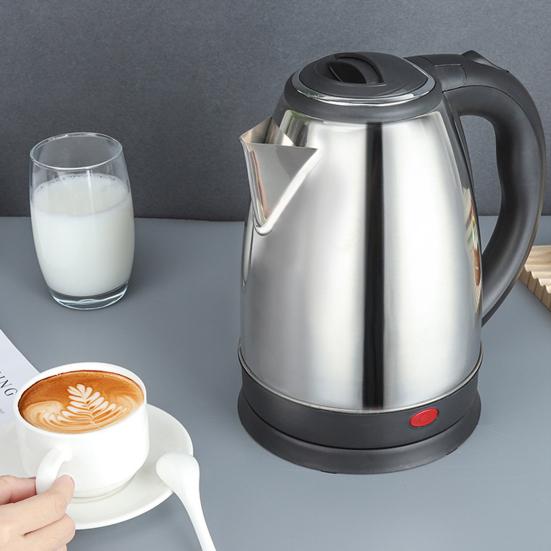 Маленький электрический чайник объемом 2 л с эргономичной ручкой, легко моющийся, портативный дорожный чайник, мини-водонагреватель с автоматическим отключением