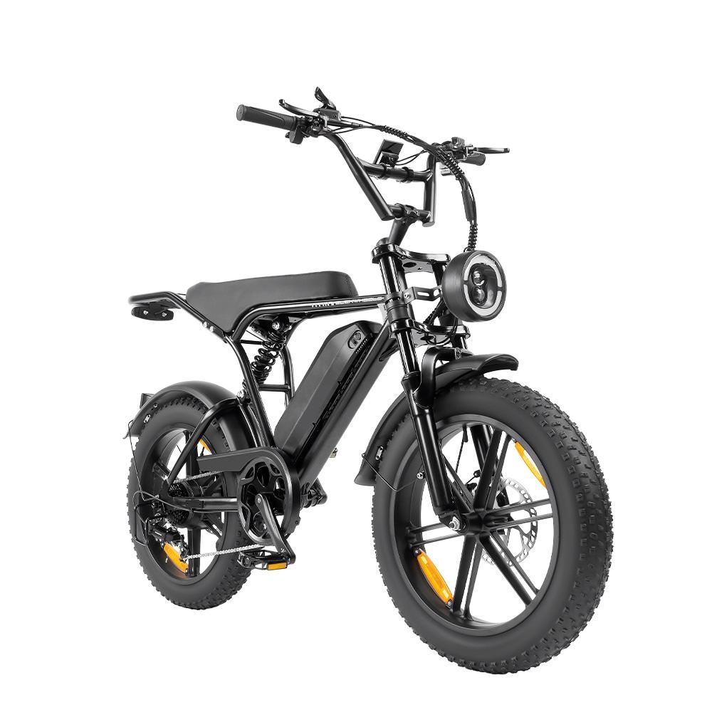 Elekwheels E6 3.0 20"Fat-Tire Electric Bike for Adults: 250W motor,7-speede,48V 15Ah battery,hydraulic disc brakes,front and rear suspension.