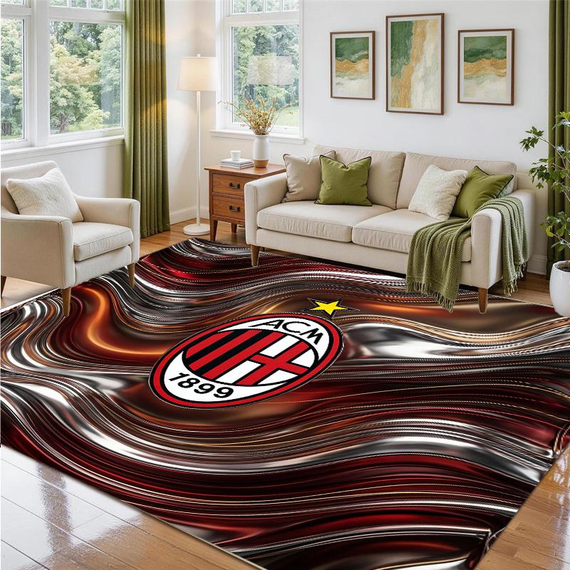 AC Milan Design Crystal Velvet Rug Soft Decorative Mat for Bedroom Entrance