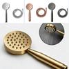 Brushed Rose Gold Hand Held Shower Head Bathroom Gold Finished Stainless Steel Rain Shower Spray Bath Handheld Shower Heads