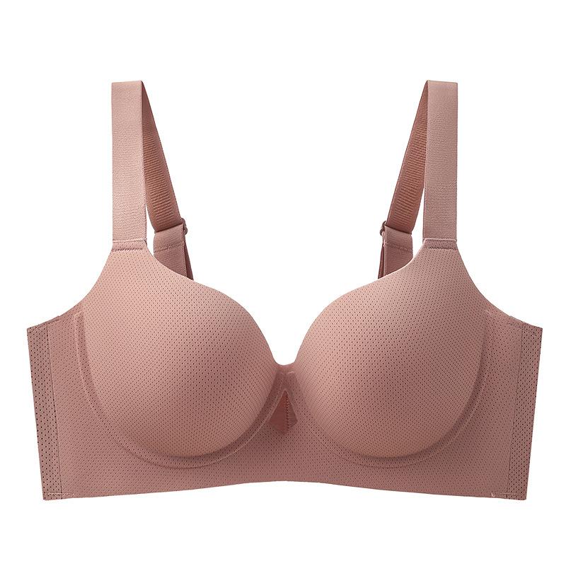 Plus-size Lingerie Women's Thin Close-in Bra Adjustable Breast Retraction Bras Without Underwire Plus-size Beautiful Back Bra Push Up Bra