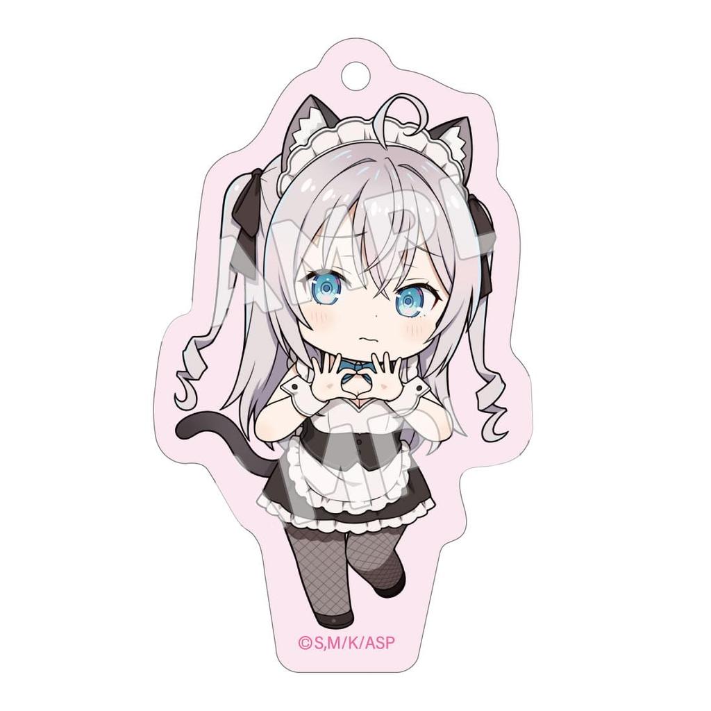 The Cat Maid Next Door Who Sometimes Whispers In Acrylic Keychain Arya, Russian, Arya,