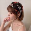 Wide-Brimmed Floral Embroidery Korean Lace Hair Accessories Headdress Hair Band Turban Headband