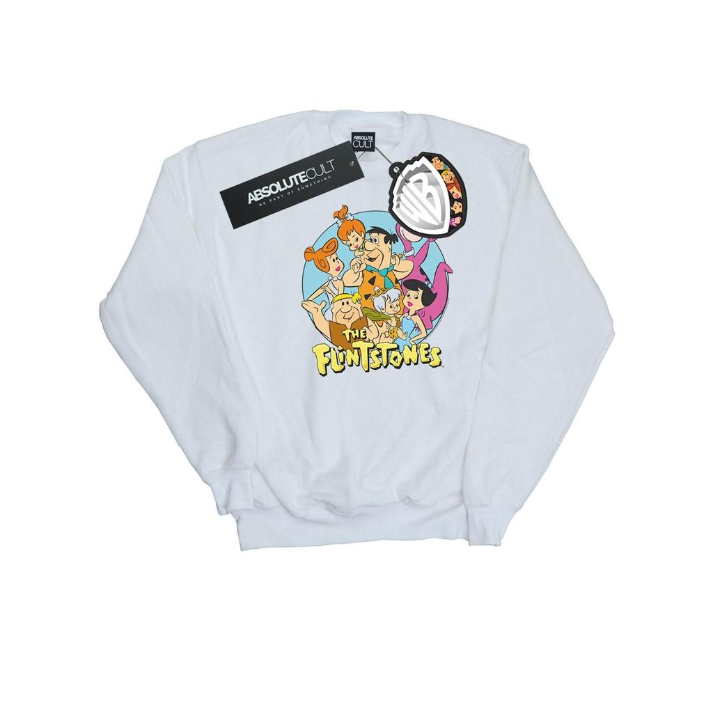 The Flintstones Mens Group Circle Sweatshirt