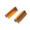 100 Watt 470 Ohm 5% Electronic Aluminium Shell Resistors Gold Metal Resistor (Pack of 2)