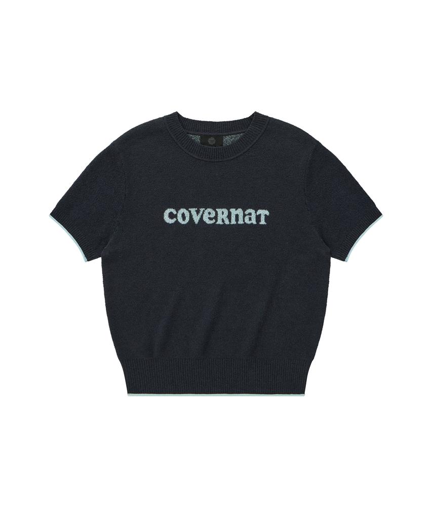 COVERNAT WOMAN Cooper Logo Half Knit Navy