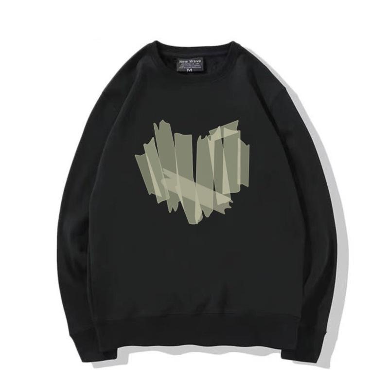 Women Thick Velvet Round Neck Hoodie for Autumn Winter New Ladies Loose  Long Sleeved Oversize Shoulder Down Sweatshirt Top