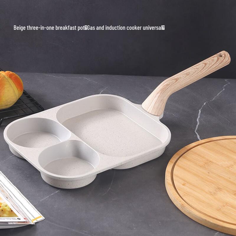 Zhishi Non-stick 3-in-1 Breakfast Frying Pan