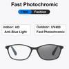 Multifocal Reading Glasses Vintage Small Frame Photochromic Presbyopia Glasses Men Retro Women Outdoor Color Changing Sunglasses