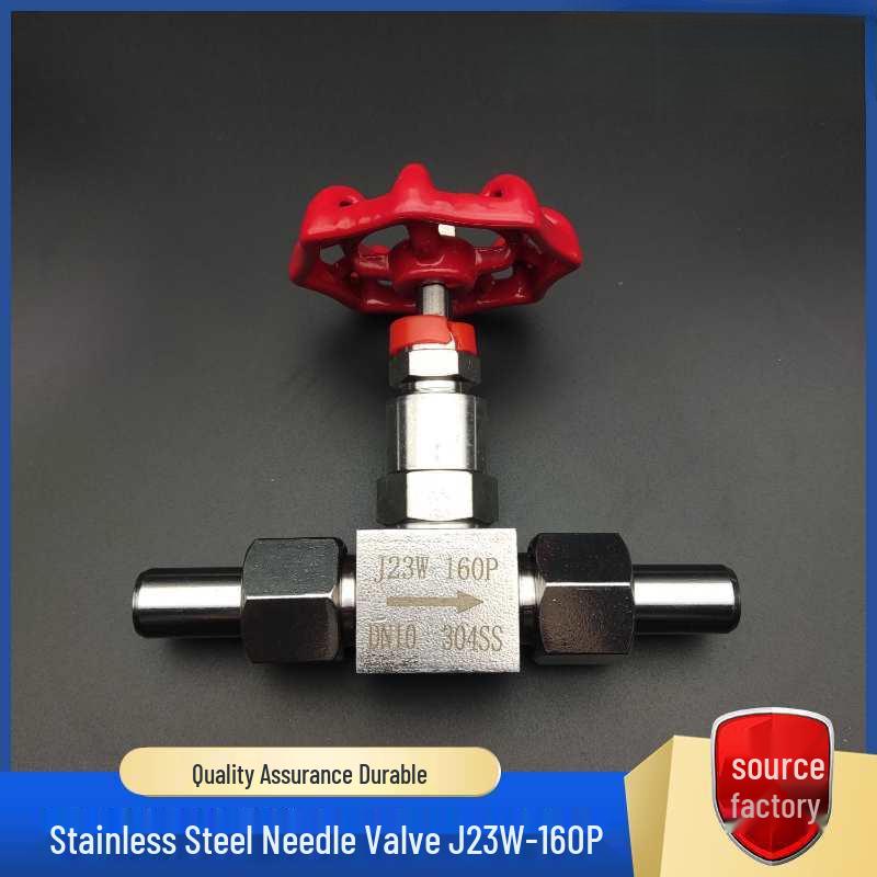 Stainless Steel Butt-Weld Needle Valve J23W-160P, Type 304 Instrument Live Joint Threaded Stop Valve