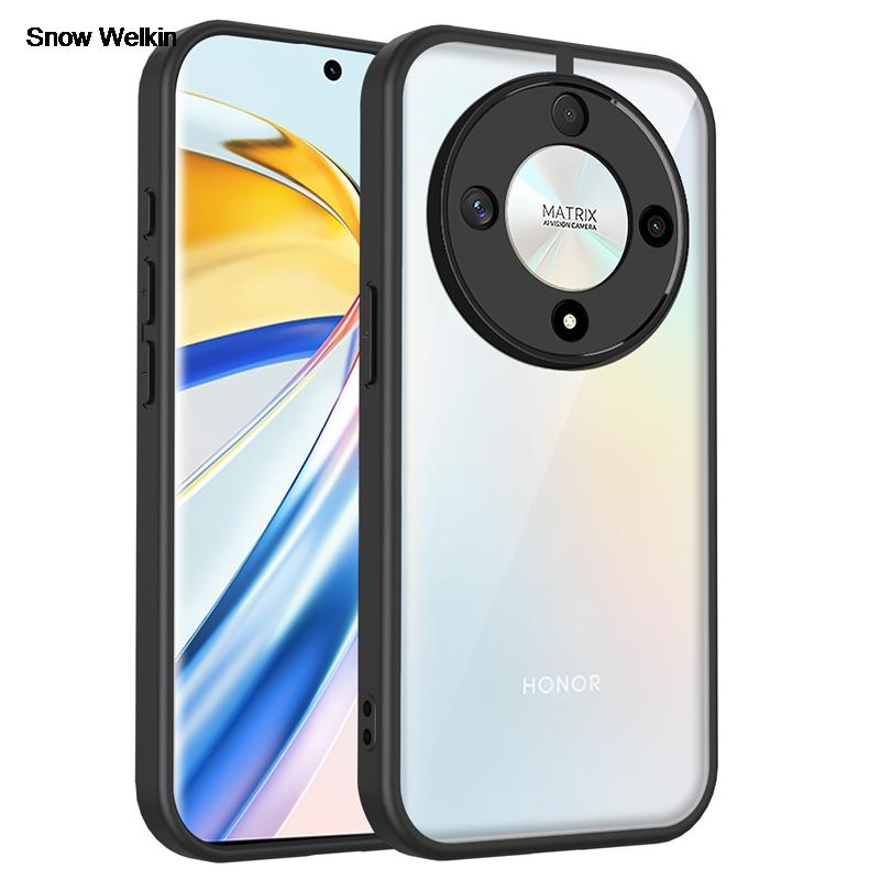 Для Honor X9D 5G HonorX9d Прозрачный силиконовый чехол Для Honor X9D 5G Задняя панель из ПК TPU Бампер Ударопрочный Прозрачный чехол для телефона