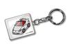 MKJP Custom Keychain Honda S2000 Type S AP2 Base: Белый цвет автомобиля: Серебряный