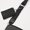 Two-Piece Black Mini Crossbody & Waist Bag – Unisex European & American Fashion