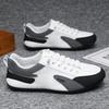 Мужская обувь 2024 новые весенне-осенние модели спортивная и повседневная обувь на одной педали легкая и дышащая корейская версия универсальная черно-белая