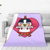 Kwaii Anime B-Buldak RameSn Blankets Quality Warm Soft  Throw Blanket Winter Kids Adult Outdoor Novelty Bedspread