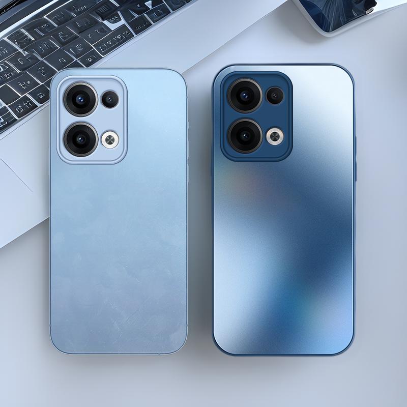 Подходит для чехла на телефон opporeno11, новый матовый стеклянный защитный чехол reno11pro, всесторонний для мужских и женских линз