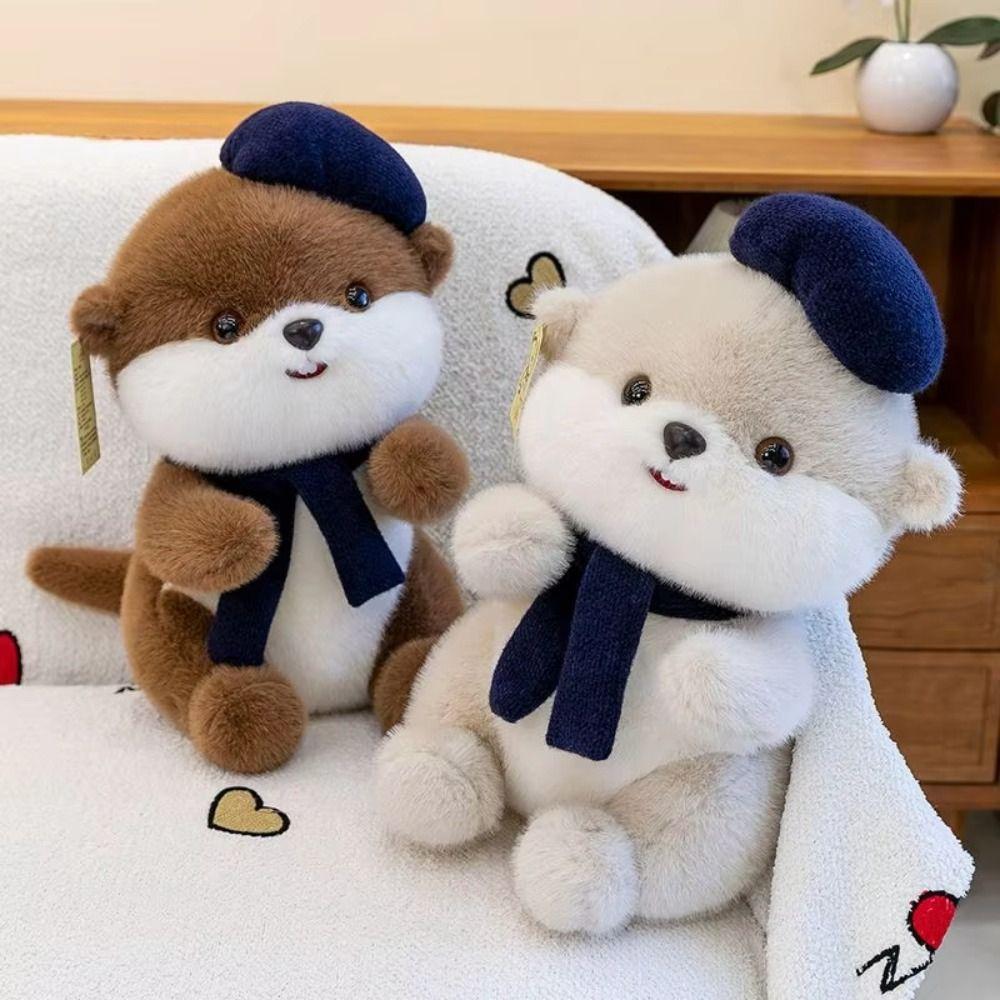 Soft Beaver Plush Doll Collection Squirrel Plush Toy Little Otter Plush Toy Home Decor