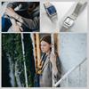 Casio Ana-Digi Quartz Vintage Series Watch AQ-230EM-7A Dual Time Mesh Metal Band Unisex Silver