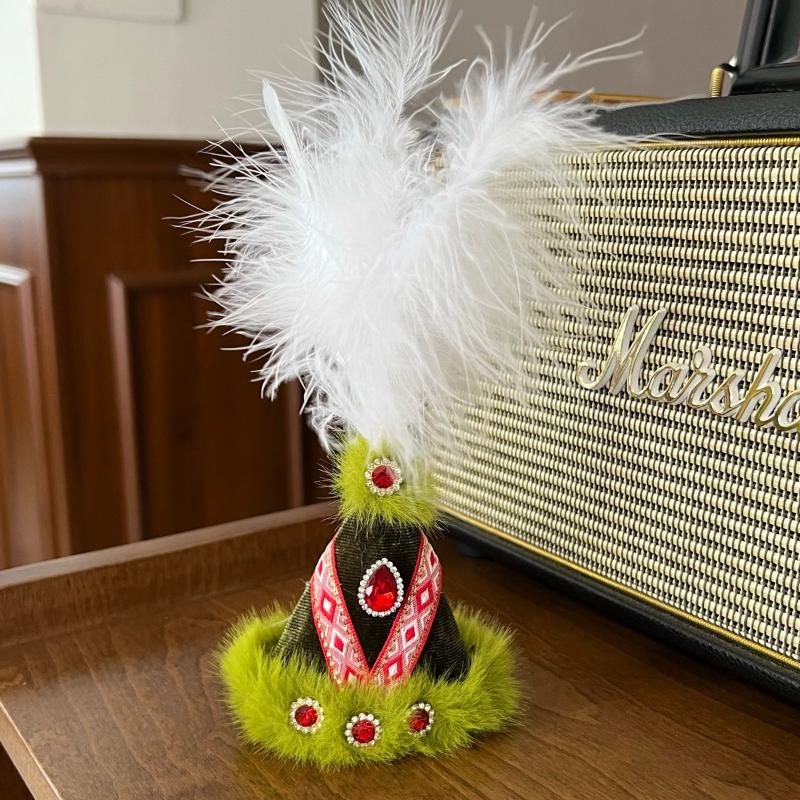 Ethnic Style Beaded Embroidered Sheep Plush Bag Charm Soft Fluffy Key Pendant for Women Purse Backpack Xmas Gift
