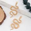 1 Pair Exaggerated Snake Shape Stud Earrings Vivid Appearance Punk Earrings Fashion Jewelry Accessories