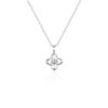 Серебряное колье Clea с цветком 925 пробы