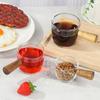 Деревянный Маленький Молочный Бидон с Ручкой Молочная Чашка Чашка Кофейная Чашка Стекло
