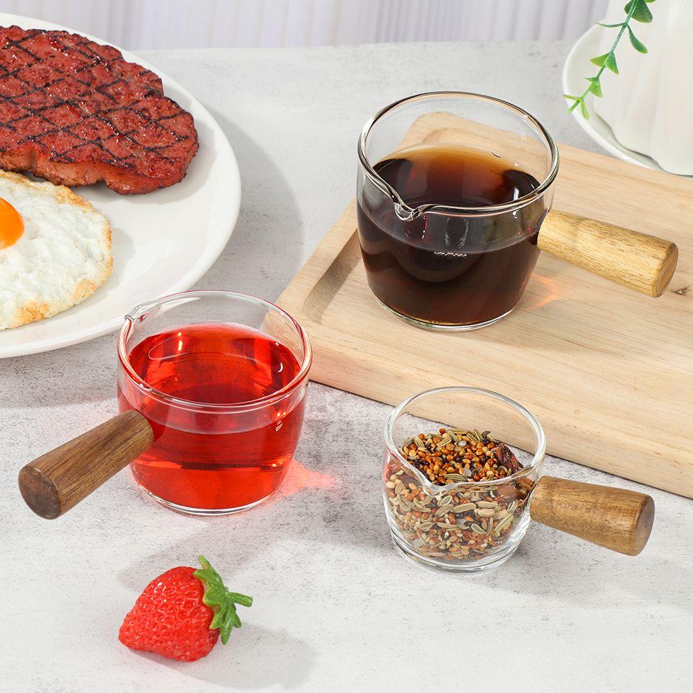 Деревянный Маленький Молочный Бидон с Ручкой Молочная Чашка Чашка Кофейная Чашка Стекло