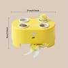 MIAOQUANJI Интерактивная умная игрушка-дразнилка для кошек с USB-зарядкой, Перо на палочке для игры дома, Игрушка для самостоятельной игры для кошек малого, среднего и большого размера