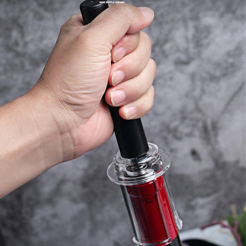 Air Pump Wine Bottle Opener Air Pressure Vacuum Red Wine Stopper Beer Lid Opener Corkscrew Corks Out Tool Stainless Steel Pin