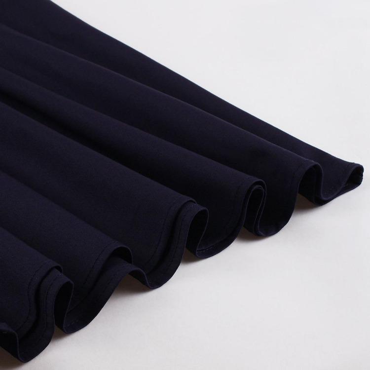 Vintage Cotton Swing Dress Women Long Sleeve V Neck Evening Party Cocktail Night Out Business Casual Day Wear Sizes S to 4XL
