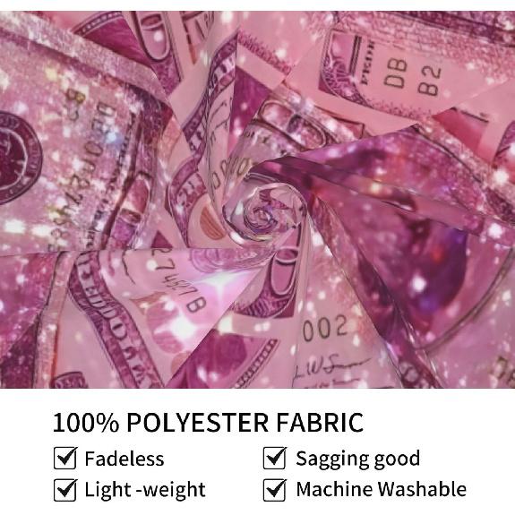Pink Money Tapestry 29x37 In Aesthetic Wall Hanging Decorative Tapestries Cute Preppy Banner For Teen Girl Bedroom College Dorm Home Living Room