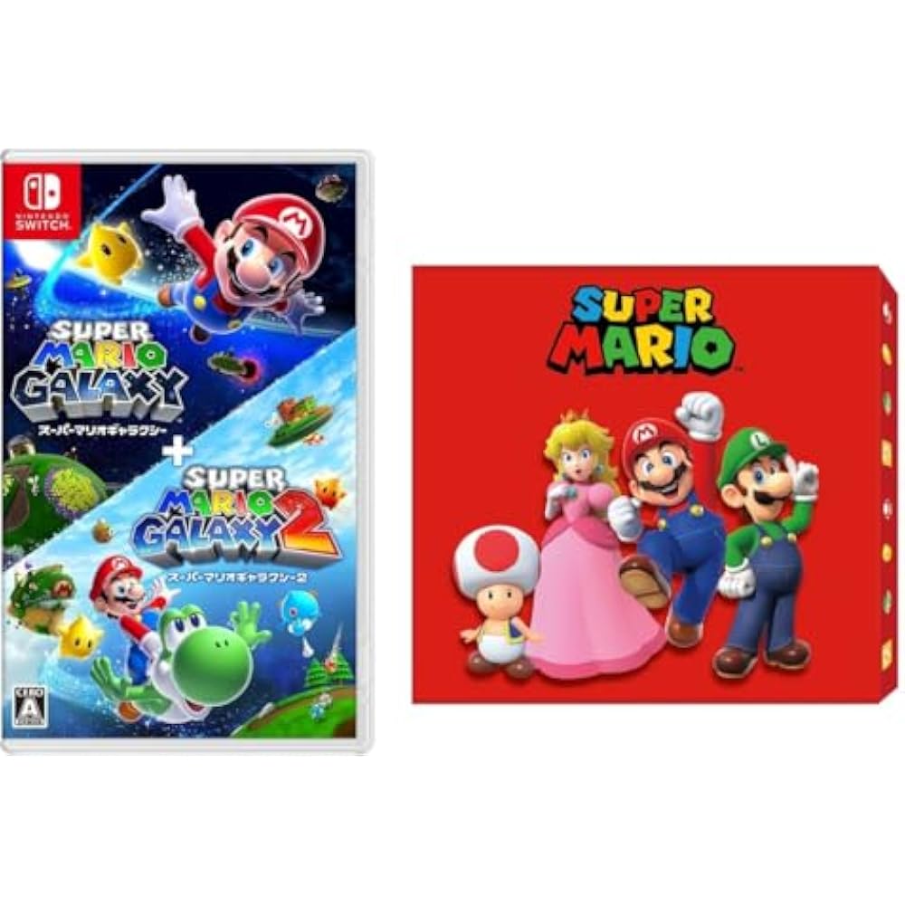 [Доставлено в оригинальной коробке с дизайном Марио] Super Mario Galaxy + Super Mario Galaxy 2 -Switch