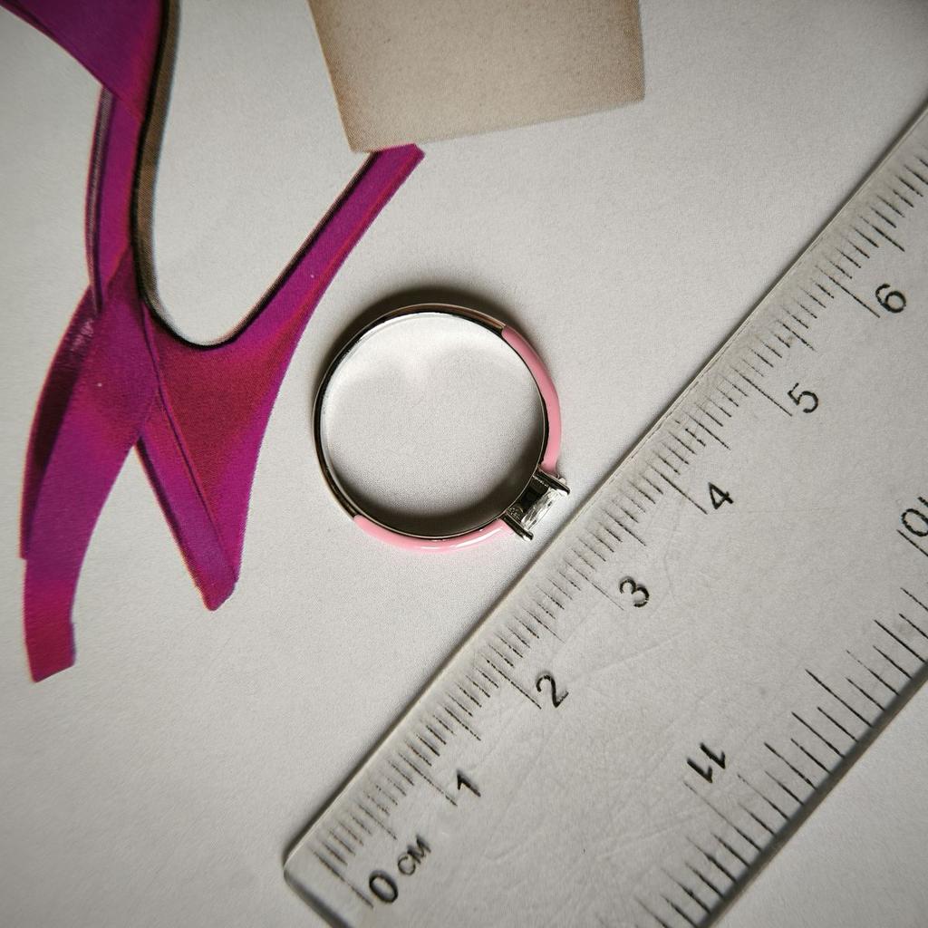 Silver Ring with Cubic Zirconia, Enamel, Product Weight 1.06 G (60002235)