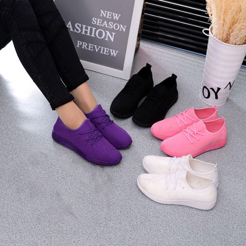 Womens Casual Fashion Outdoor Sports Athletic Breathable Mesh Running Sneakers Fashion