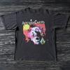Alice In Chains Футболка с графикой FACELIFT Tour Черная хлопковая футболка Унисекс