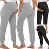 Maternity Pants Solid Color Belly Lifting Trousers For Pregnant Women